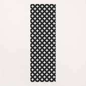 抽象芸術は白黒 ヨガマット (正面)