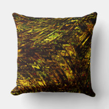 抽象芸術は黄金の緑と最も暗い曲がった帯