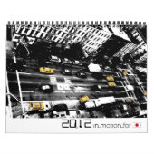 抽象芸術は2012年を描きます(InMotionForJapanシリーズ) カレンダー (カバー)