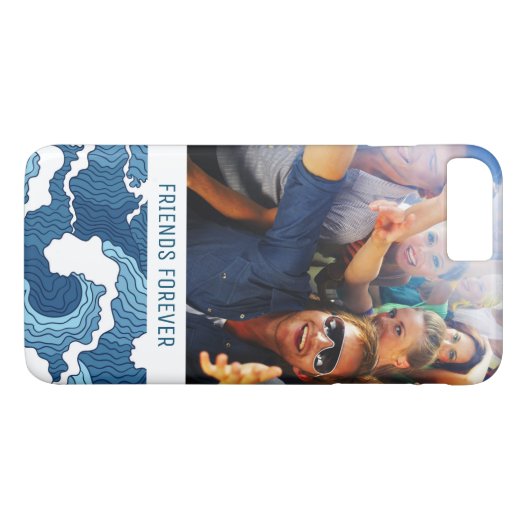 抽象芸術は|をあなたの写真及び文字振ります Case-Mate iPhoneケース (裏面(横))