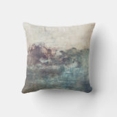 抽象芸術は"私の方向"枕磁気的に見つけます クッション (裏面)