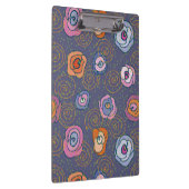 抽象芸術ばら色分野パターン クリップボード (右)