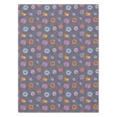 抽象芸術ばら色分野パターン テーブルクロス (正面)