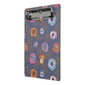 抽象芸術ばら色分野パターン ミニクリップボード (アングル2)