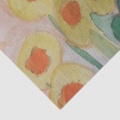 抽象芸術ひまわりティッシュペーパー 薄葉紙 (詳細)