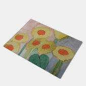 抽象芸術ひまわりドアマット ドアマット (アングル)