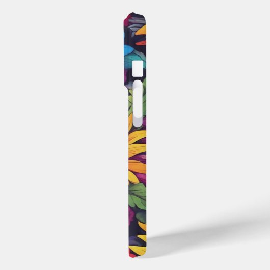 抽象芸術ひまわりフローラ- iPhone 15 Proケース Case-Mate iPhoneケース (裏面 / 左)