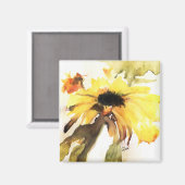 抽象芸術ひまわり磁石 マグネット (正面/裏面)