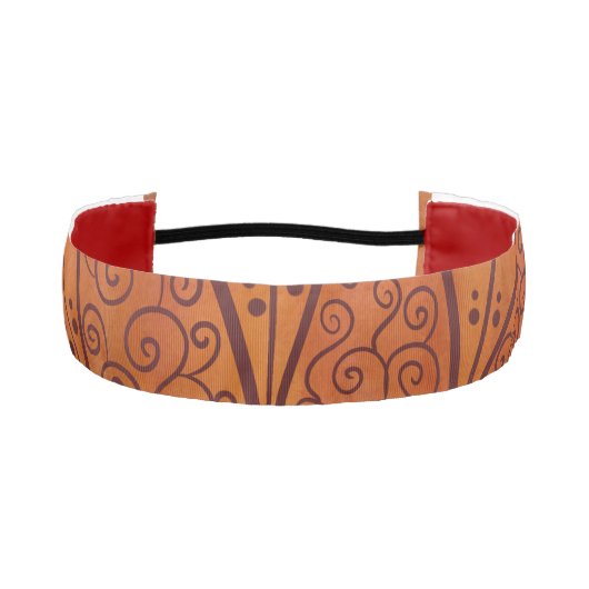 抽象芸術ひまわり アスレチックヘッドバンド (正面)