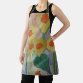 抽象芸術ひまわり エプロン (インサイチュ)