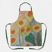 抽象芸術ひまわり エプロン (正面)