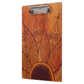 抽象芸術ひまわり クリップボード (左)