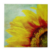 抽象芸術ひまわり タイル (正面)