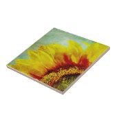 抽象芸術ひまわり タイル (側面)