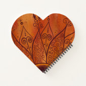 抽象芸術ひまわり ノートブック (裏面)