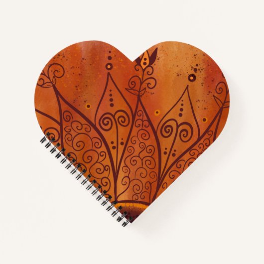 抽象芸術ひまわり ノートブック (正面)