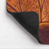 抽象芸術ひまわり マウスパッド (コーナー)