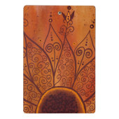 抽象芸術ひまわり ミニクリップボード (裏面)