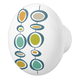 抽象芸術ぶら下がったのミドルモダンン セラミックノブ