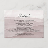 抽象芸術ほこりっぽいバラ結婚山脈 エンクロージャーカード (正面)