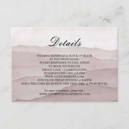 抽象芸術ほこりっぽいバラ結婚山脈 エンクロージャーカード