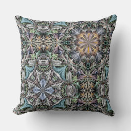 抽象芸術ほこりっぽい多肉質のガーデンロゼット模様 クッション