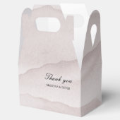 抽象芸術ほこりパーソナライズされた結婚バラ フェイバーボックス (オープン)