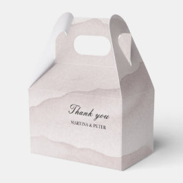 抽象芸術ほこりパーソナライズされた結婚バラ フェイバーボックス