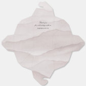 抽象芸術ほこりパーソナライズされた結婚バラ フェイバーボックス (見開き)