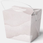 抽象芸術ほこりパーソナライズされた結婚バラ フェイバーボックス (裏面)