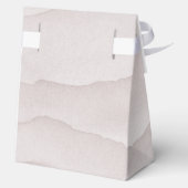 抽象芸術ほこりパーソナライズされた結婚バラ フェイバーボックス (裏面)