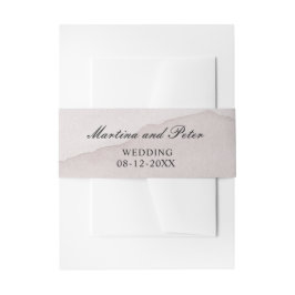 抽象芸術ほこりパーソナライズされた結婚バラ 招待状ベリーバンド