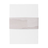 抽象芸術ほこりパーソナライズされた結婚バラ 招待状ベリーバンド (裏面例)