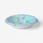 抽象芸術ぼやけかわいらしパステルスワーズパターン ペーパーボウル (傾斜あり)