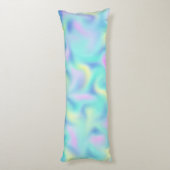 抽象芸術ぼやけかわいらしパステルスワーズパターン ボディピロー (裏面 (縦))