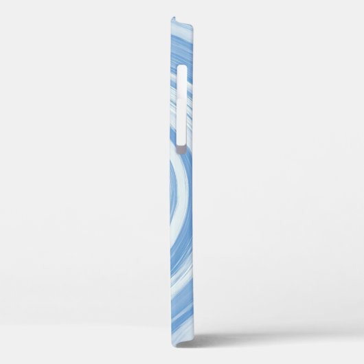 抽象芸術ぼやけの背景、ヴィンテージのジオメトリテキスト Case-Mate iPhoneケース (裏面 / 左)