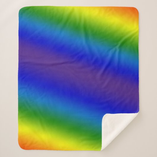 抽象芸術ぼやけグラディエントのメッシュの背景 シェルパブランケット (正面)