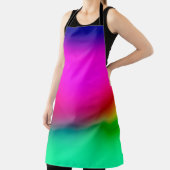 抽象芸術ぼやけライトの背景、カラフルパターン エプロン (インサイチュ)