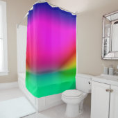 抽象芸術ぼやけライトの背景、カラフルパターン  シャワーカーテン (インサイチュ)