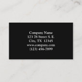 抽象芸術みすぼらしいシックなキングライオン 名刺 (裏面)