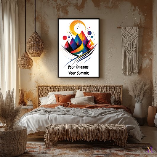 抽象芸術やる気を起こさせるミニマリスト ポスター