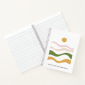 抽象芸術やる気を起こさせる引用文ザハイロード ノートブック (内部)