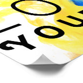 抽象芸術やる気を起こさせる引用文愛 ポスター (角)