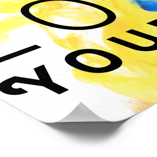 抽象芸術やる気を起こさせる引用文愛 ポスター (角)