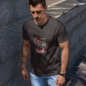 抽象芸術やる気を起こさせる生物 Tシャツ