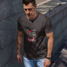 抽象芸術やる気を起こさせる生物 Tシャツ