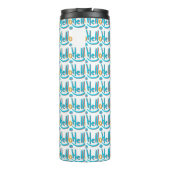 抽象芸術よくはしゃぐハローパターンアート タンブラー (裏面)