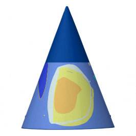 抽象芸術よくはしゃぐ色 パーティーハット