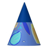 抽象芸術よくはしゃぐ色 パーティーハット (左)