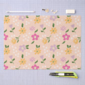 抽象芸術よくはしゃぐ花 薄葉紙 (クラフト)